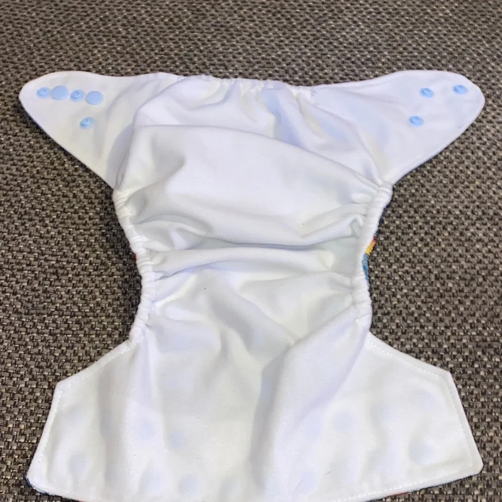 Blue Cartoon Print Kids Diaper Cover